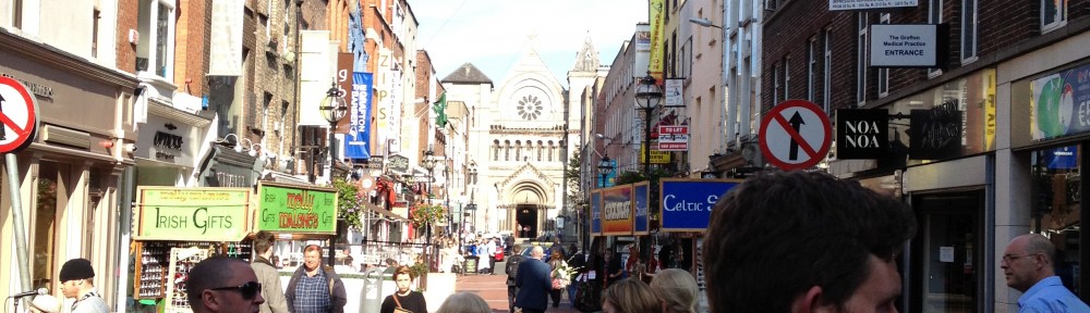 The streets of Dublin